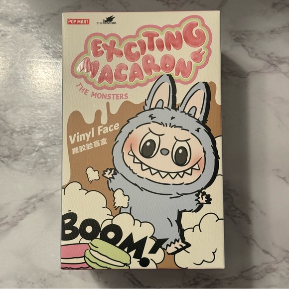 Pop Mart Accessories - Pop Mart The Monsters Labubu Exciting Macaron Series Vinyl Plush Blind B…